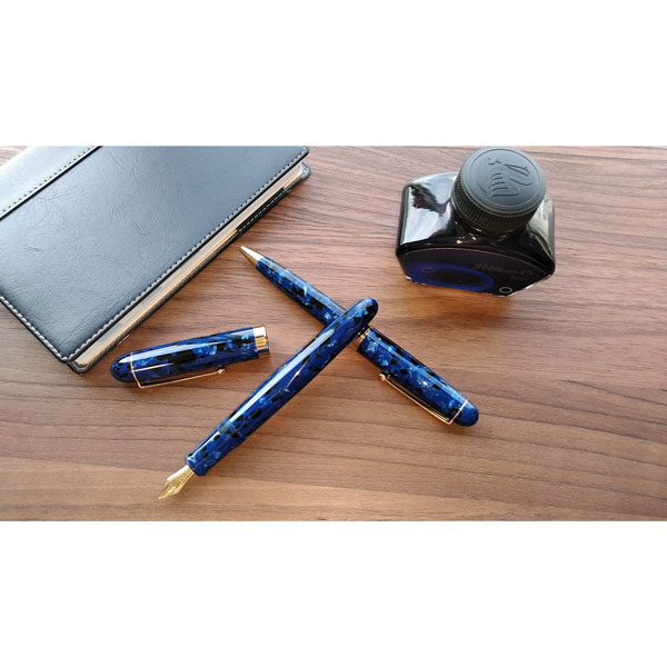 【楽天市場】【送料無料】大西製作所 万年筆 [群青] 太軸タイプ：オフィス・エクスプレス