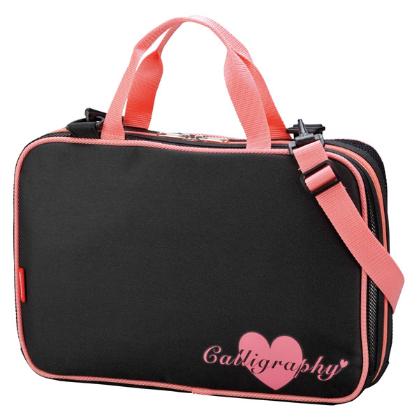 楽天市場】書道セット 女の子用 ピンク《音符柄》 呉竹(クレタケ) 7