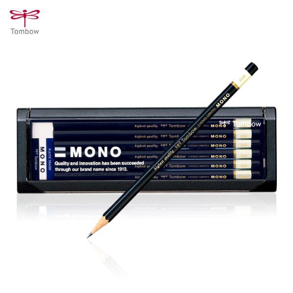 楽天市場】トンボ鉛筆 MONO モノ 高級鉛筆 六角軸 H / 2H / 4H / F