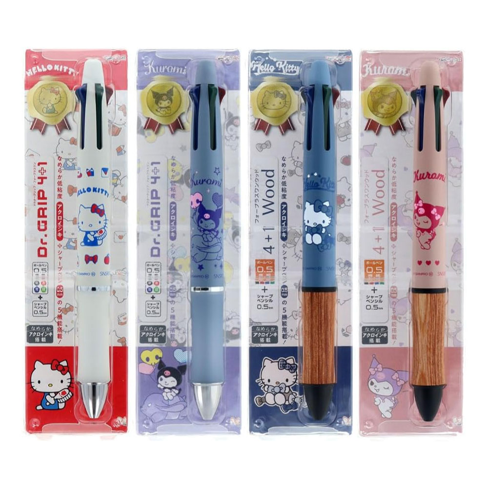 楽天市場】サンリオ ドクターグリップ 4+1 ギフトペン サンスター文具