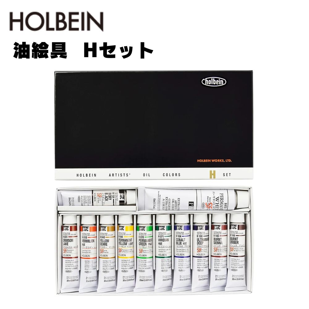 【メール便不可】H905 ホルベイン画材 油絵具 H905 Hセット 絵の具 絵の具セット 多色 色 絵 簡単 お絵描き スケッチ 中学生 高校生 大学生 大人 社会人 プレゼント 初心者 プロ【お取り寄せ】