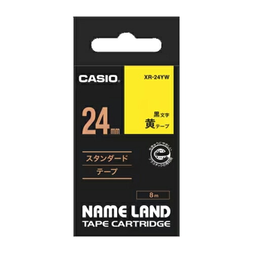 （まとめ）カシオ NAME LANDキレイにはがせて下地がかくせる強粘着テープ 12mm×8m 黄/黒文字 XR-12GCYW 1個【×5セット】 送料無料 楽天市場】カシオ NAME LAND キレイにはがせて下地がかくせる