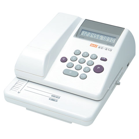 【送料無料】 マックス 電子チェックライタ 10桁 EC-510 EC90002