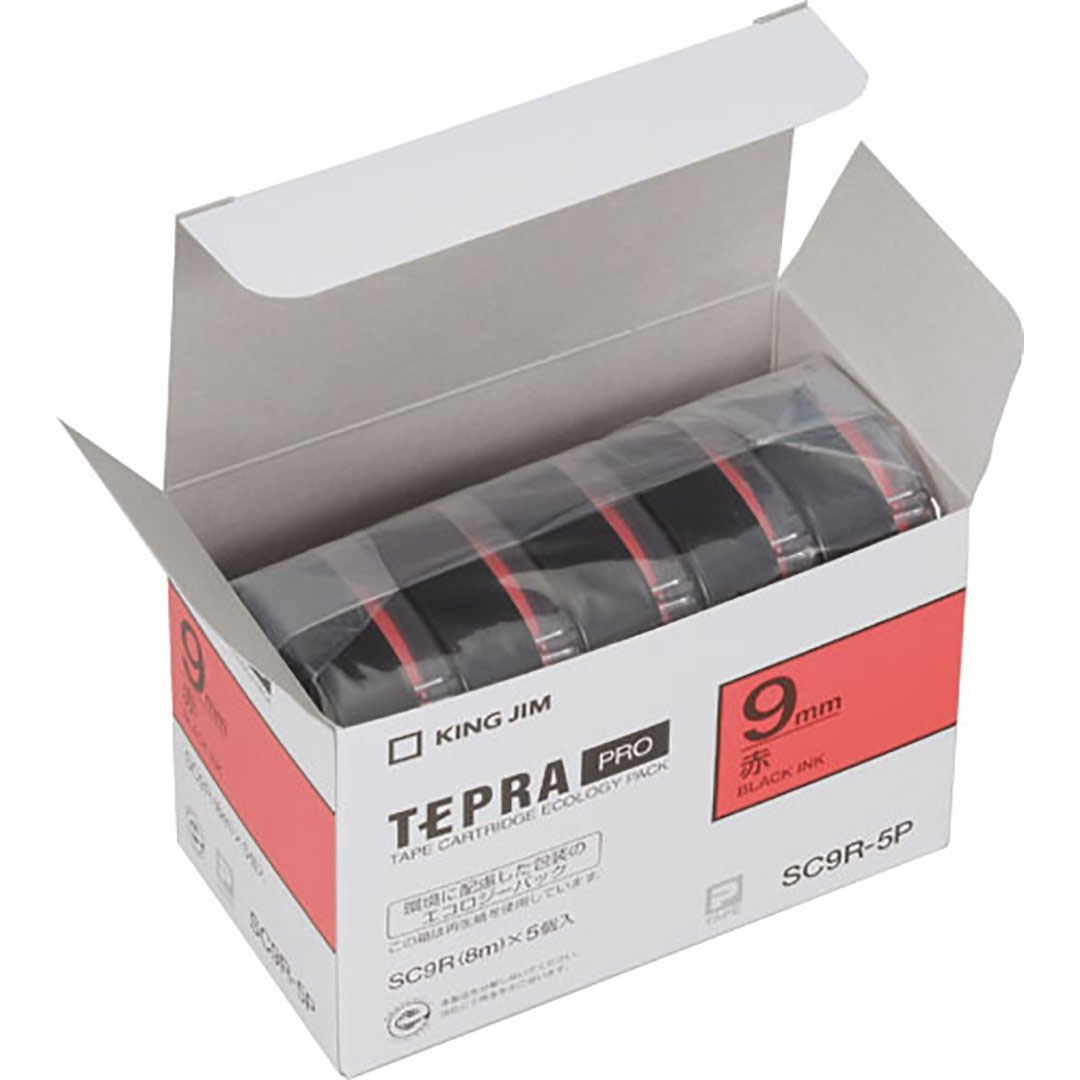 楽天市場】【5個パック】【送料無料】SC24R-5Pキングジム テプラPRO