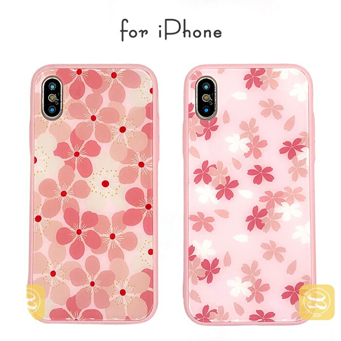 楽天市場】iPhone design case sakura cherry blossom spring