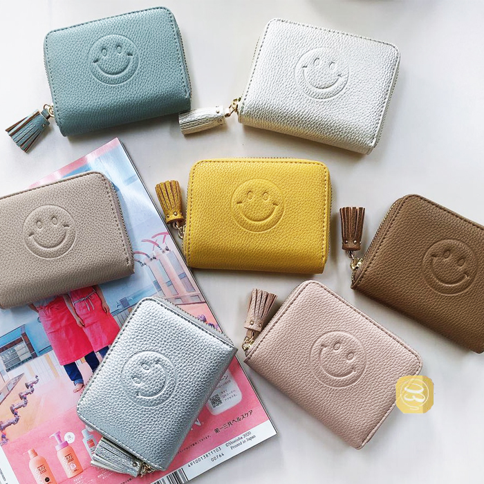 ミニウォレット　ニコちゃんマーク　ハッピースーツ ミニウォレットニコちゃんマークハッピースーツ