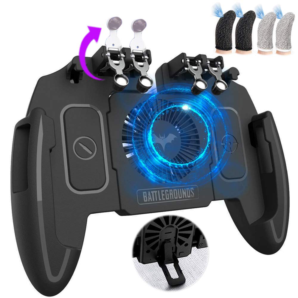 エレコム 荒野行動 PUBGMobile タブレット用ゲームコントローラー 1ボタン&amp;グリップ ブラック P-GMGT2B01BKT Amazon.co.jp: エレコム 荒野行動 PUBGMobile タブレット用