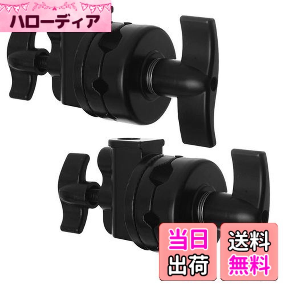 【貨物輸送無料】Selens グリップヘッド スイベルヘッド 多役立つことヘビーデューティー 2.5インチ アダプタ C照明ランプ 点火装置照明ランプ もっけの幸い手 他の映画化計器相応う 1/2 1/4 3/8 5/8in相応う 2点仕掛ける 黒いこと