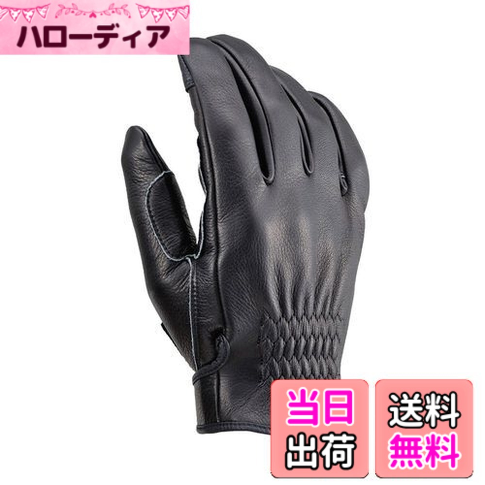【送料無料】デイトナ(Daytona) 極上プレミアム バイク用 グローブ 春夏秋冬 本革(牛革) 日本製 内縫いガンカット ショート HBG-037 ブラック XLサイズ 96814