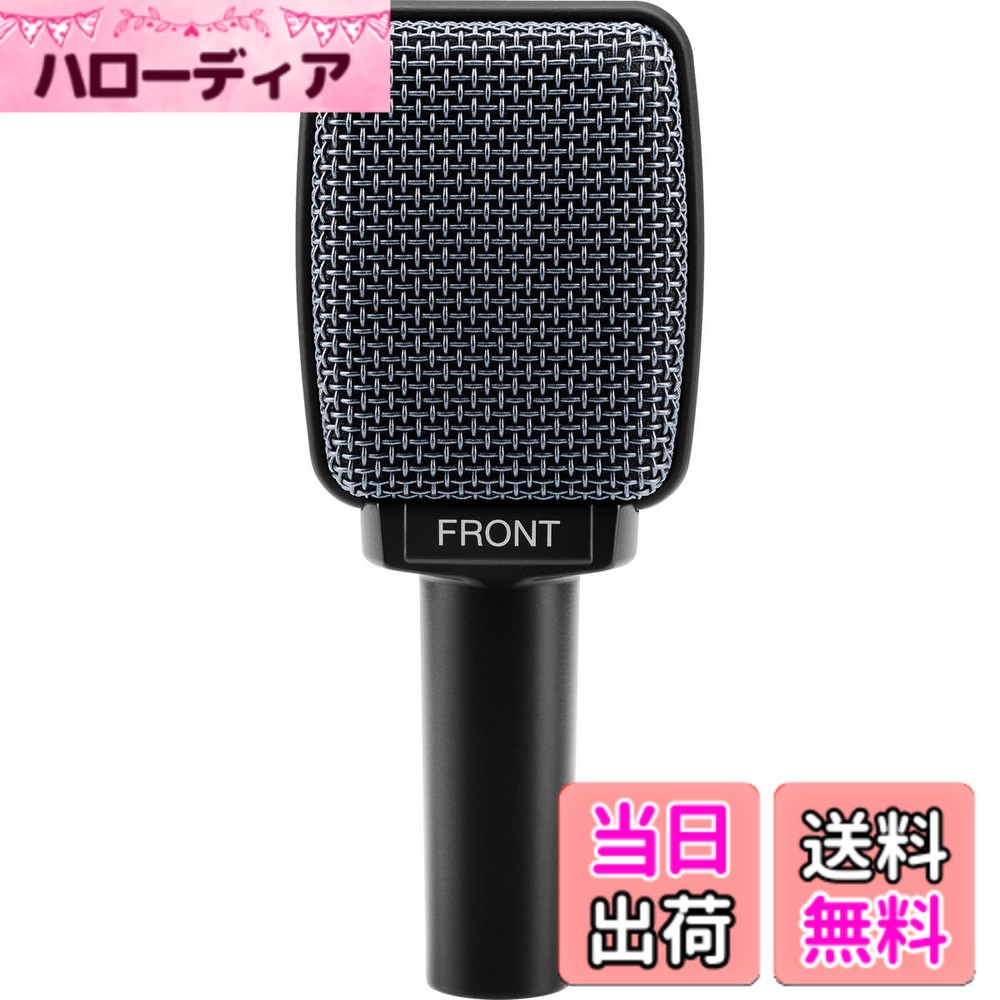 【貨物輸送無料】ゼンハイザ― ゼンハイザー ダイナミックマイクロホン スーパーカーディオイド/ギターアンプ・パーカッション向け e 906【国内置き目品】 色：黒いこと