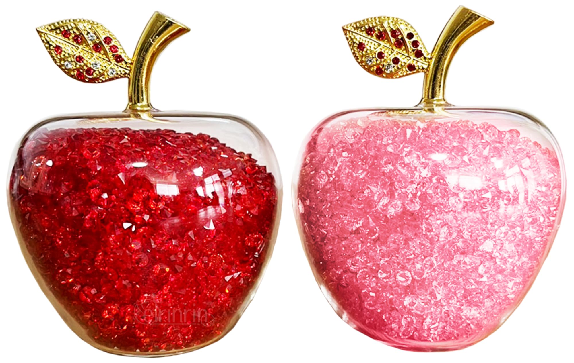 楽天市場】りんご キラキラ クリスタル 風水 アイテム インテリア