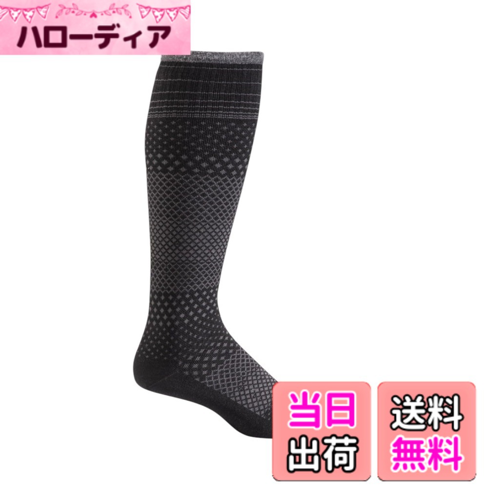 【送料無料】[ソックウェル] 着圧ソックス 【MICRO GRADE】 色：ブラック、サイズ：S-M