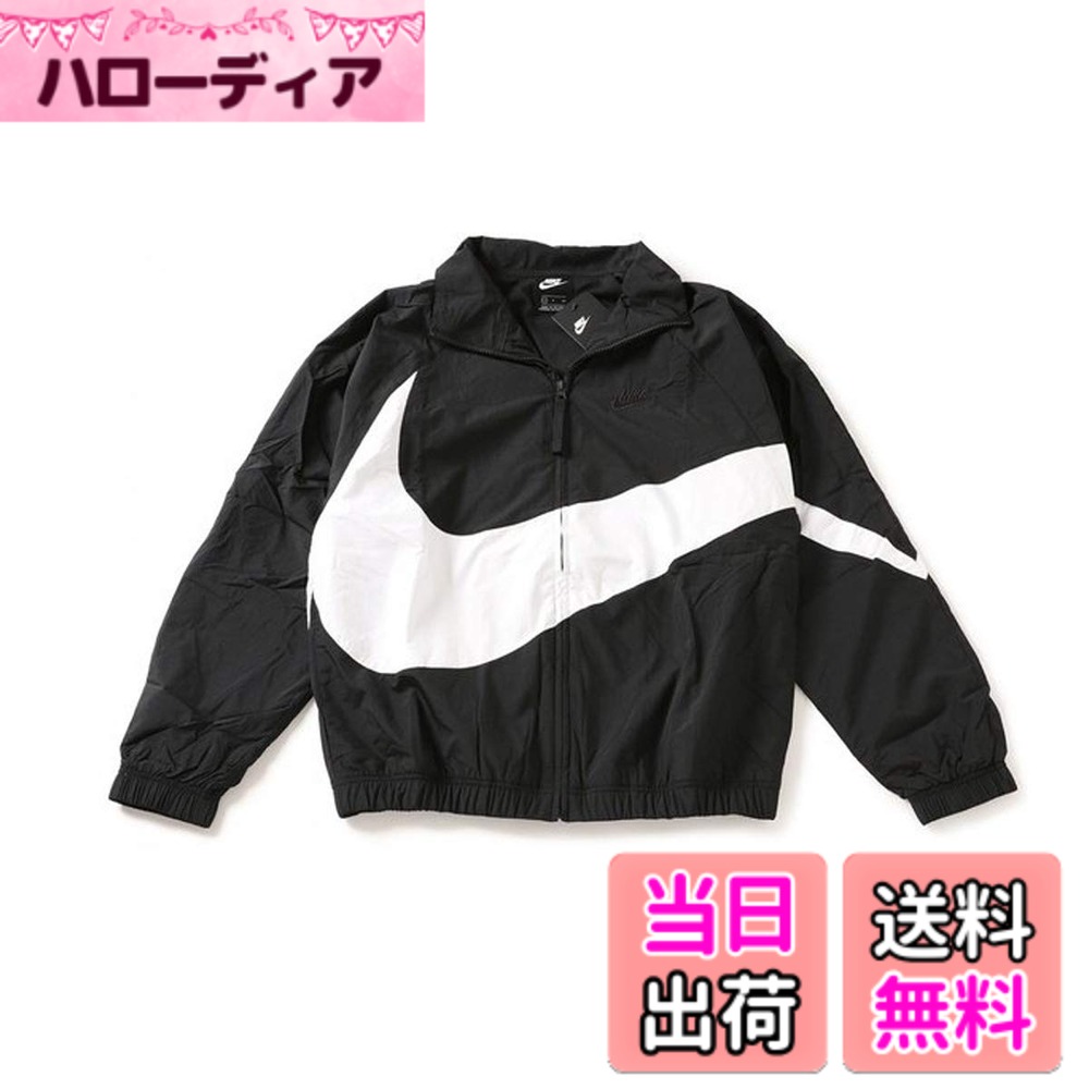 【貨物輸送無料】NIKE ナイキ ビッグスウォッシュ ナイロン上衣 AR3133-010 ビッグロゴタイプ 上衣 メンズ 色：黒いこと白いこと、大いさ：2XL