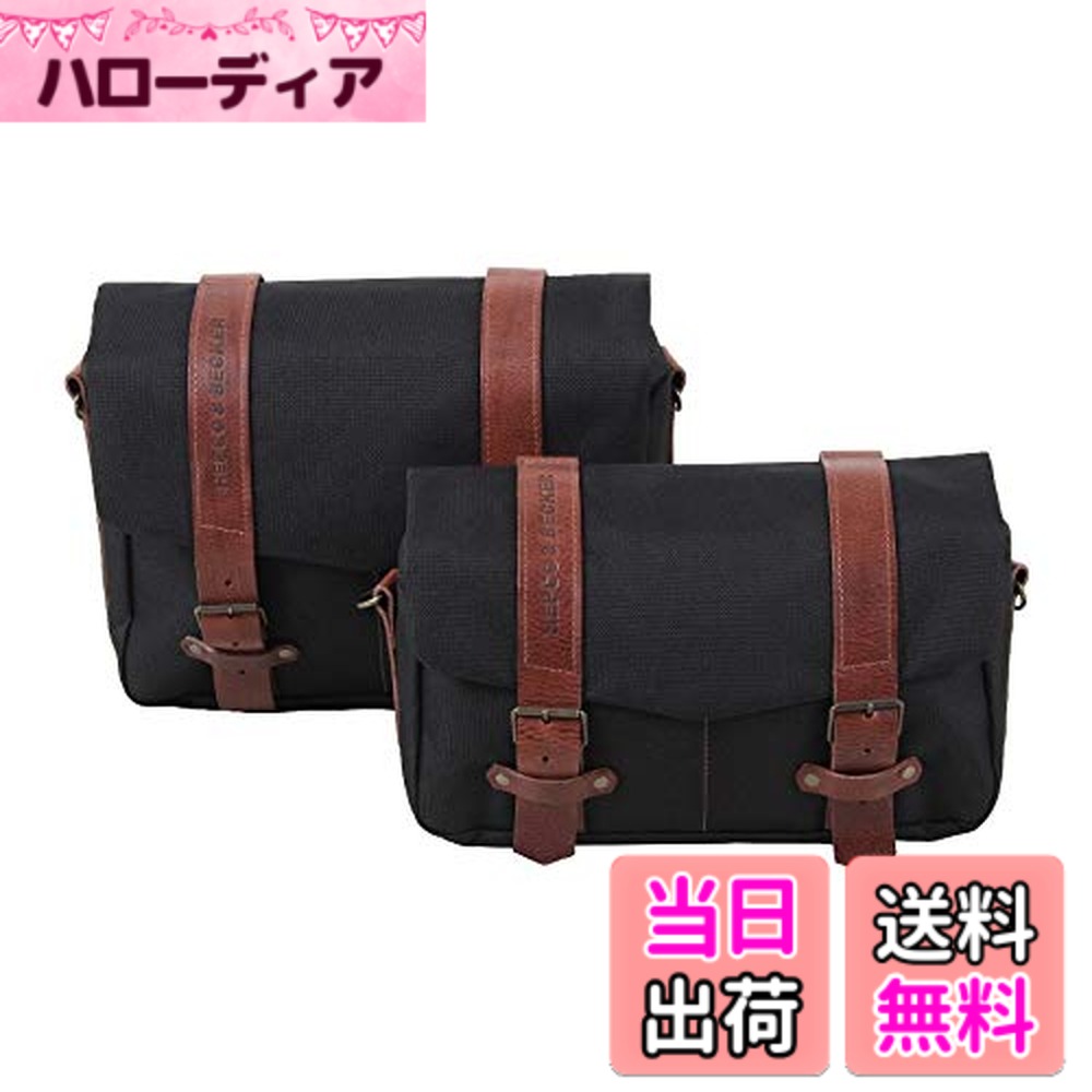 【送料無料】ヘプコ&ベッカー サイドバッグ Legacy 8L & 11L 左右セット C-Bow用 M&L 色：ブラック