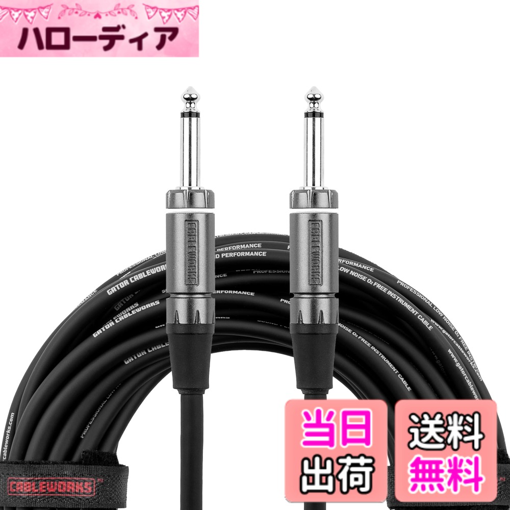 【送料無料】Cableworks by Gator Cases ケーブルワークス 楽器用ケーブル Composer Series GCWC-INS 【国内正規品】 サイズ：30ft/約9m