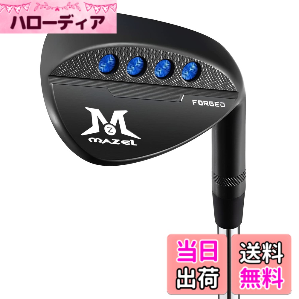 【送料無料】MAZEL (マゼル) FORGED 鍛造ゴルフサンドウェッジ メンズ 右利き ロフト角:48度、50度、52度、54度、56度、58度、60度 ワイドソールウェッジ 色：選択できる、サイズ：フリーサイズ 9,989円