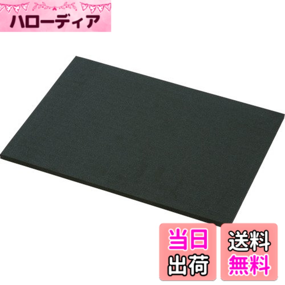 【貨物輸送無料】TRUSCO(トラスコ) 5S管理すること腰掛け 色：黒いこと、大きさ：12粍厚