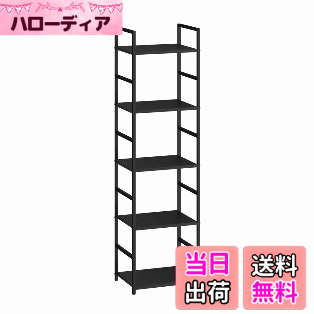 【貨物輸送無料】XINYF 棚 仕合わせ 今めかしい 棚 か細い 棚 仕合わせ 棚 か細い シェルフ 仕合わせ 今めかしい オープンシェルフ 明けっ広げ仕合わせ 書物棚 か細い 色：黒いこと、大きさ：幅40x奥ふかさ30x高さ144糎