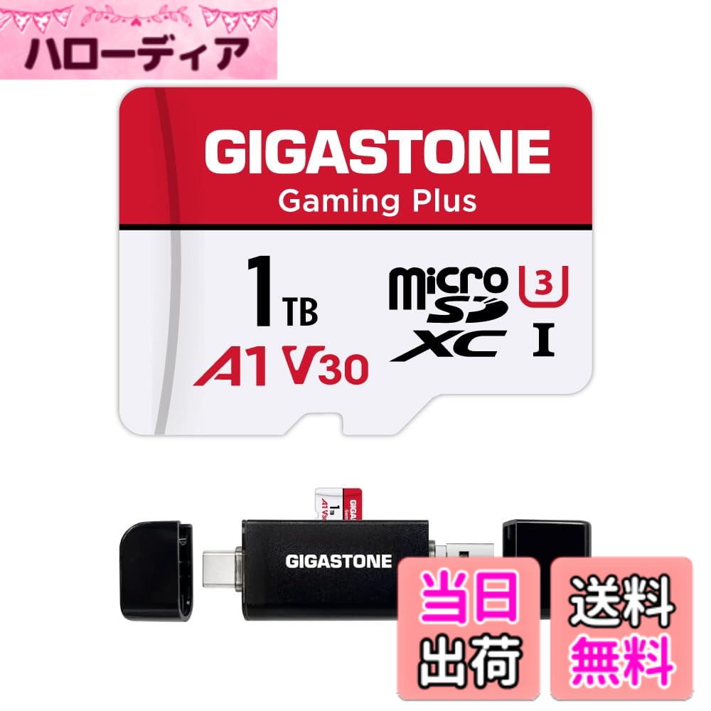【貨物輸送無料】GIGASTONE マイクロsd歌留多 1結核症-2-1 Core Group 色：1結核症 Gaming Plus 1枚+Type C歌留多愛読者、大きさ：1結核症