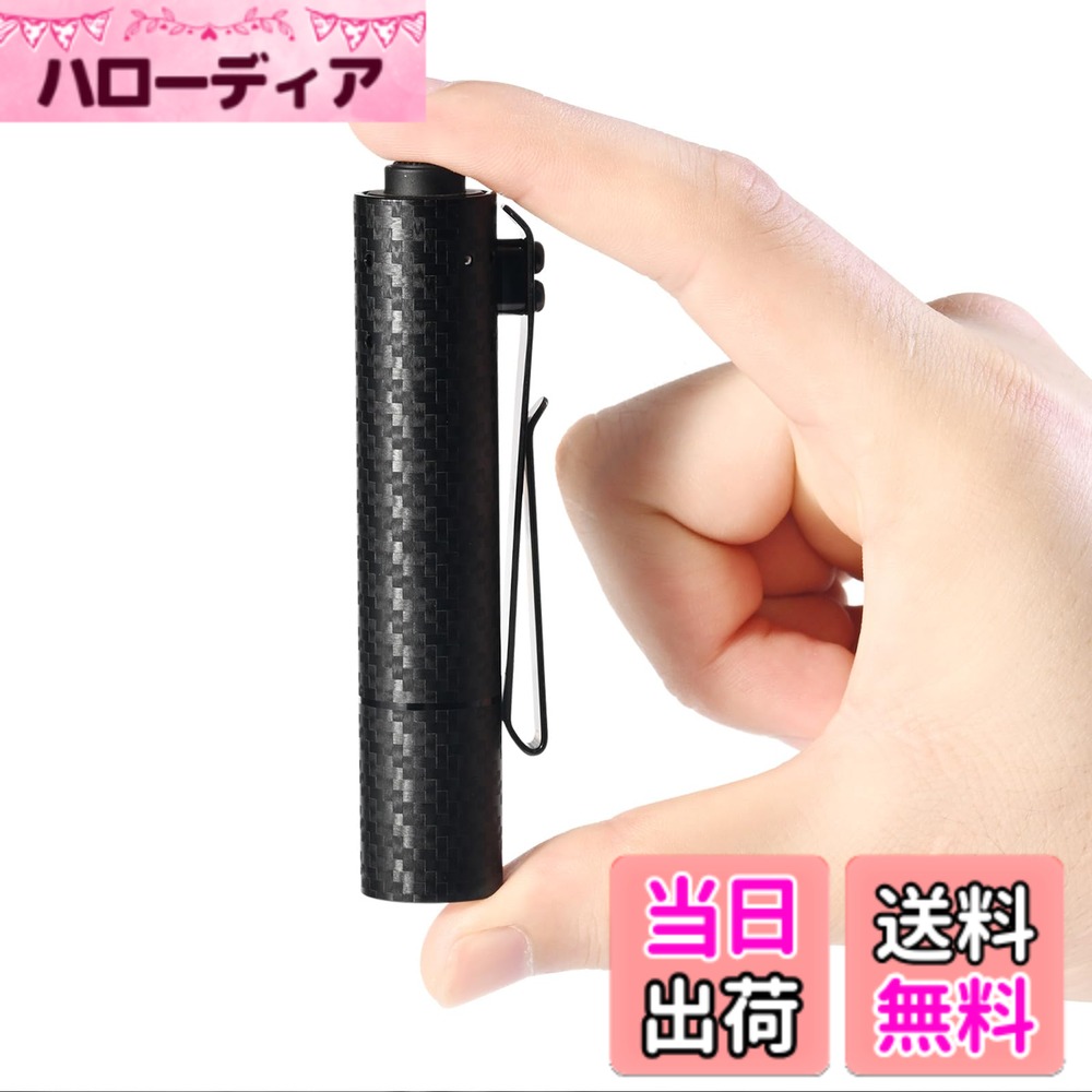 【貨物輸送無料】ACEBEAM Rider RX 2.0 懐中照明ランプ LED 小型 軽さ 豪然たる 明るさ最大限度1000lm 閃光電球点火装置 単三相応う IP68雨合羽 日常の持ちはこぶ、アウトドア、山登り、震動 色：炭素衣料繊維飾りつけ、黒いこと（軽銀）- 1000ルーメン 6500K - 4座標軸の明るさ + 閃光電球