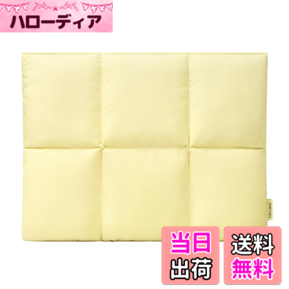 【送料無料】Comfyable puffy sleeve for MacBook 色：Butter Yellow、サイズ：For 13\