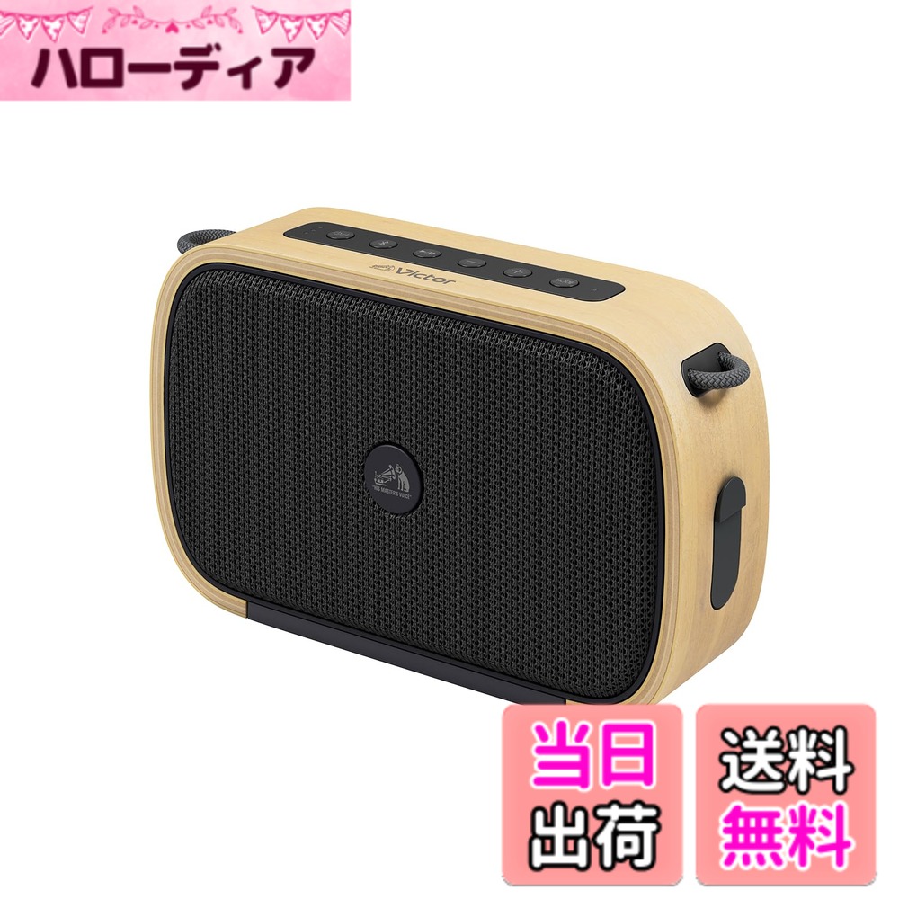 【貨物輸送無料】JVCケンウッド Victor Bluetooth 金棒引き 小型 携帯型金棒引き USB-C申し受ける 白木青写真 色：C)二階建てバス白木、大きさ：小型