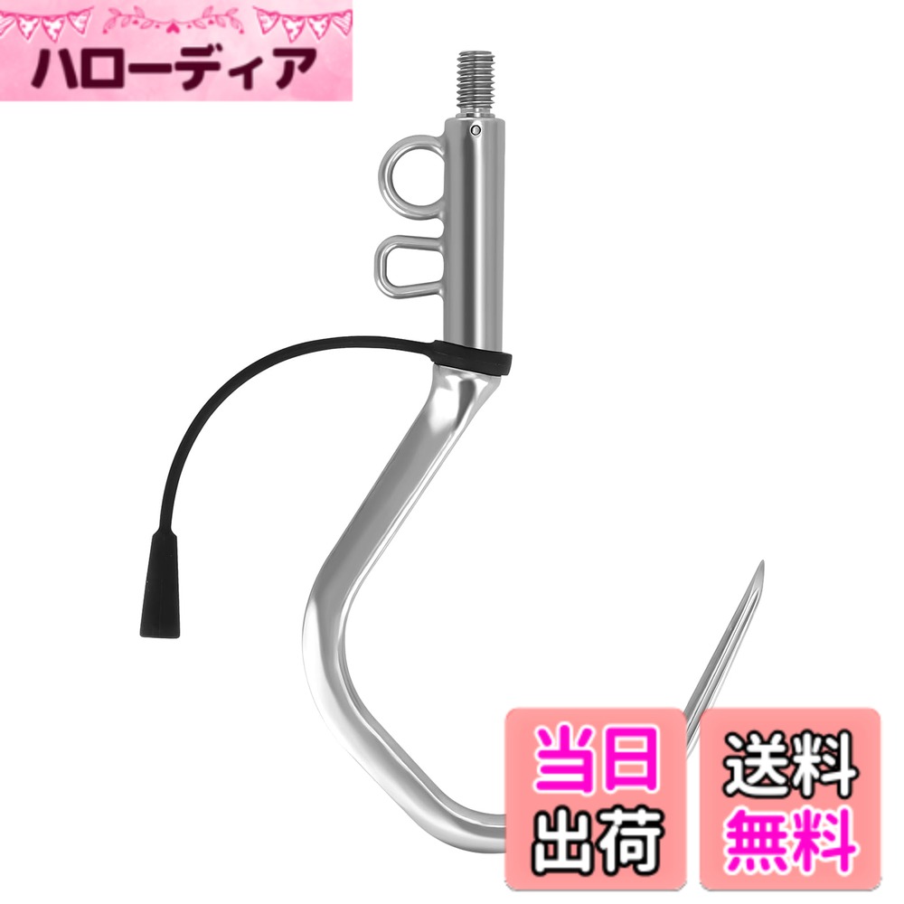 【貨物輸送無料】SANLIKE ギャフ 大沖釣り ステンレスギャフ 引っ掛かり先っちょ クエ ヒラマサ 葉物 石鯛 磯御釣り 大型魚ギャフ 色：大型魚相応う-L大きさ、大きさ：L