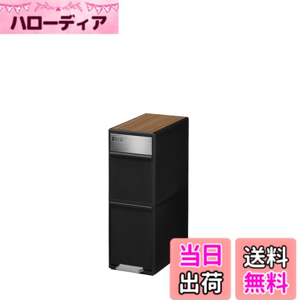【送料無料】ライクイット (like-it) ペダル式ゴミ箱 分別スイングステーション 色：ブラック 10,370円