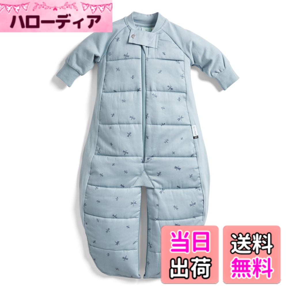 【送料無料】[ergoPouch] エルゴポーチ スリープスーツバッグ Sleep Suit Bag 【正規品】 スリーパー 色：ドラゴンフライズ、サイズ：8-24M