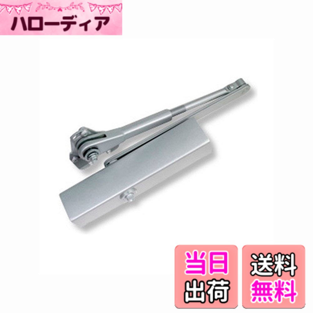 【送料無料】リョービ 取替用ドアクローザー パラレル型 ストップ機能付き S-202P 色：シルバー