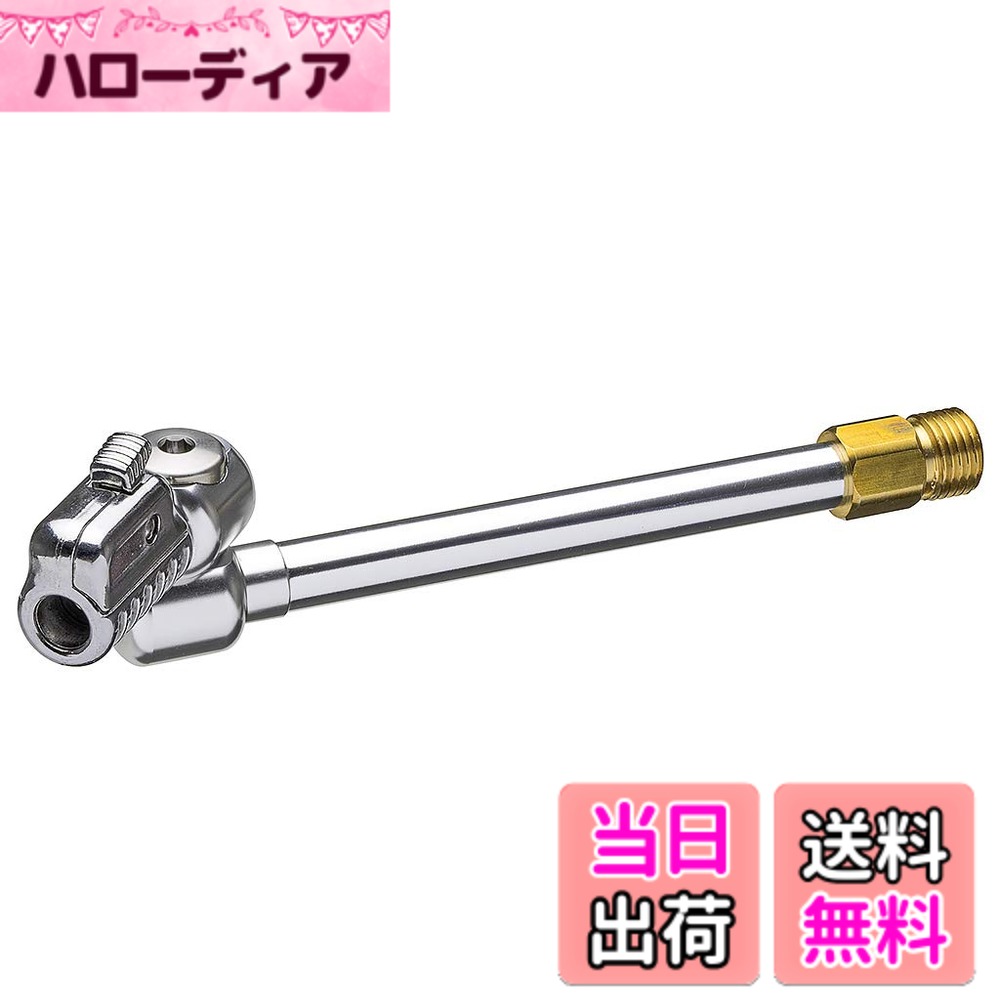 【送料無料】(STRAIGHT/ストレート) タイヤエアーチャック ワンタッチタイプ スイベルヘッド 1/4 15-1500
