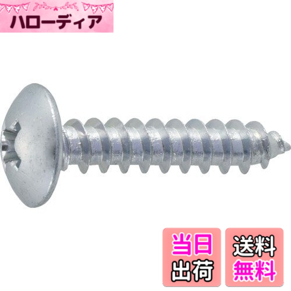 【送料無料】TRUSCO(トラスコ) トラス頭タッピングねじ 色：三価白、サイズ：M5x10