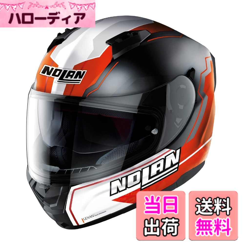 【貨物輸送無料】【国内置き目品】 NOLAN (ノーラン) 自動二輪車用 安全帽 盛りだくさん人間の顔 N60-6 色：洗滌/54、大きさ：M