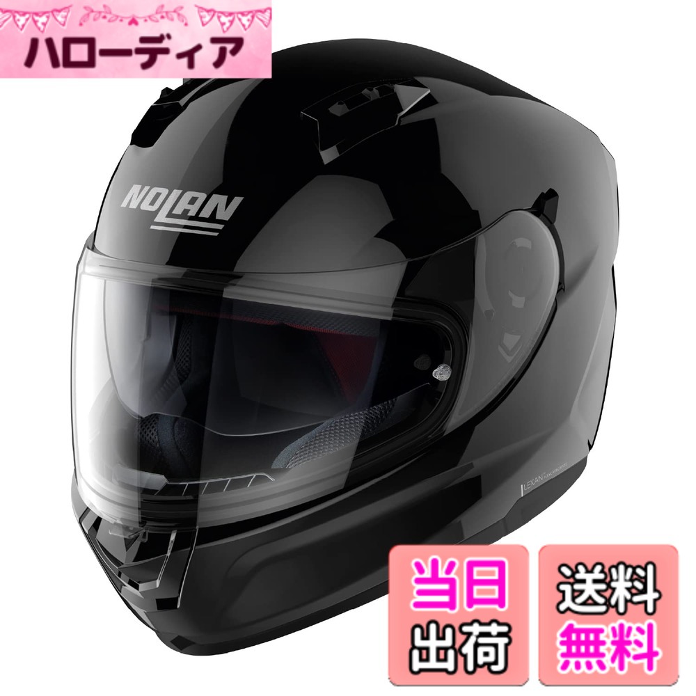 【貨物輸送無料】【国内定め事品】 NOLAN (ノーラン) 自動二輪車用 安全帽 盛りだくさん人間の顔 N60-6 色：益荒男/グロッシーブラック3、大きさ：XL