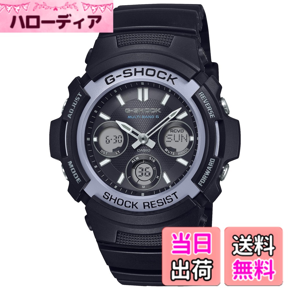 【貨物輸送無料】[カシオ] ウォッチ ジーショック 【国内置き目品】AWG-M100 脂ダンス楽隊 色：制限事項色合い :黒いこと/青色