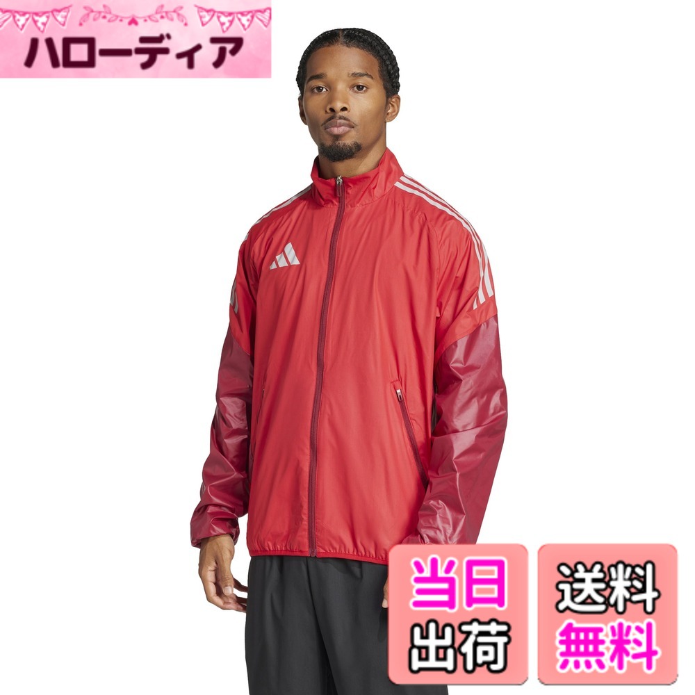 【貨物輸送無料】adidas(アディダス) 蹴球 ジャケットウインドジャケット KSB76メンズ 色：野球クラブ力強さ赤いこと/チームカレッジバーガンディ (JP2753)、大きさ：XS
