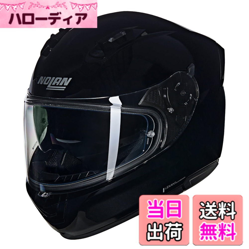 【貨物輸送無料】【国内置き目品】 NOLAN (ノーラン) 自動二輪車用 安全帽 盛りだくさん人間の顔 N60-6 色：BLACK/301、大きさ：M