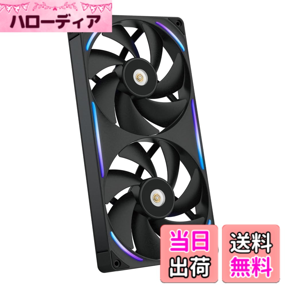 【貨物輸送無料】NZXT F RGB Core White 2気違い積み上げる RGB気違い マイコン入れもの気違い 色：黒いこと、大きさ：280粍
