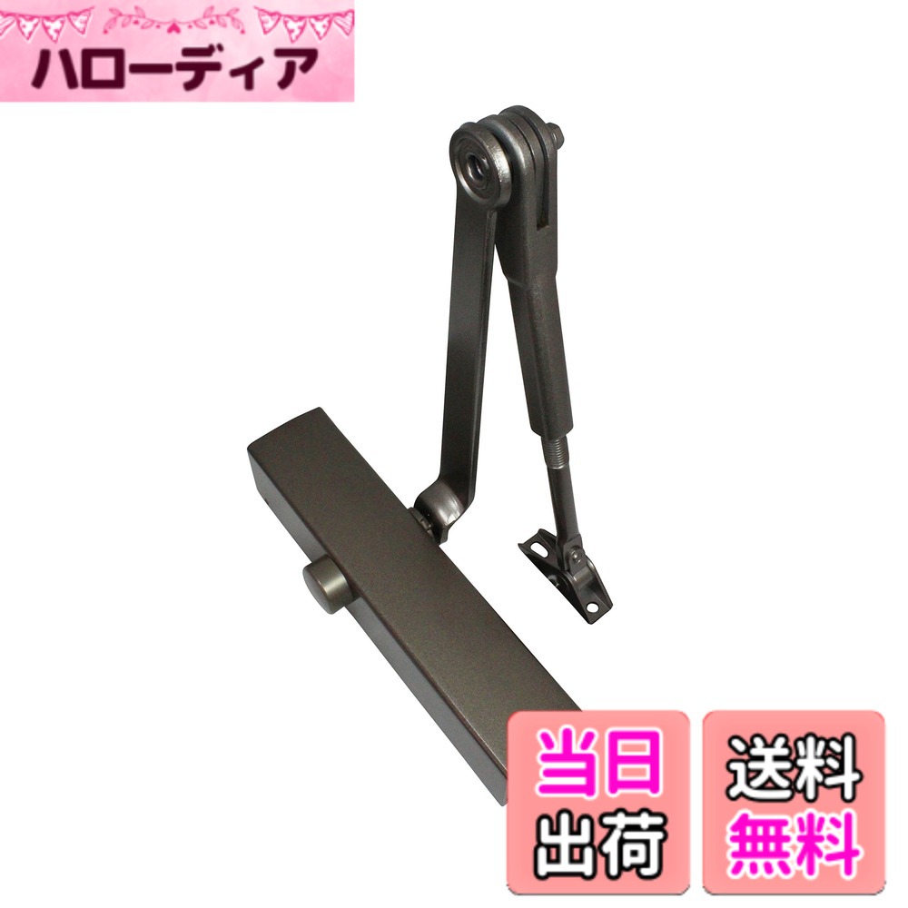 【貨物輸送無料】リョービ ドアクローザ 20つづき物 標準尺度型 立ちふさがる付 ブロンズ S-22C1 色：ブロンズ、大きさ：扉掛け目:25~45Kg