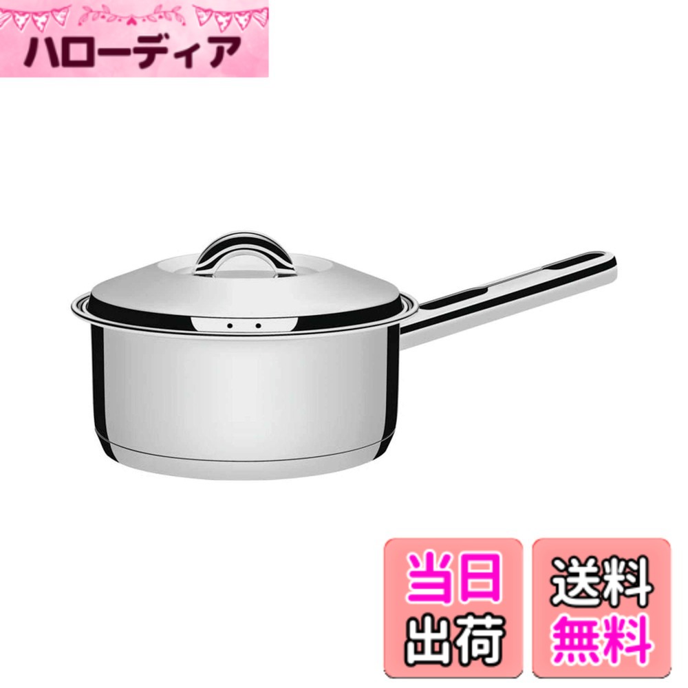 【送料無料】トラモンティーナ ソラール ステンレス製 底面三層 ガス 直火 IH対応 ブラジル製 62500/200 TRAMONTINA 色：シルバー、サイズ：4.7 L, 直径 24 cm