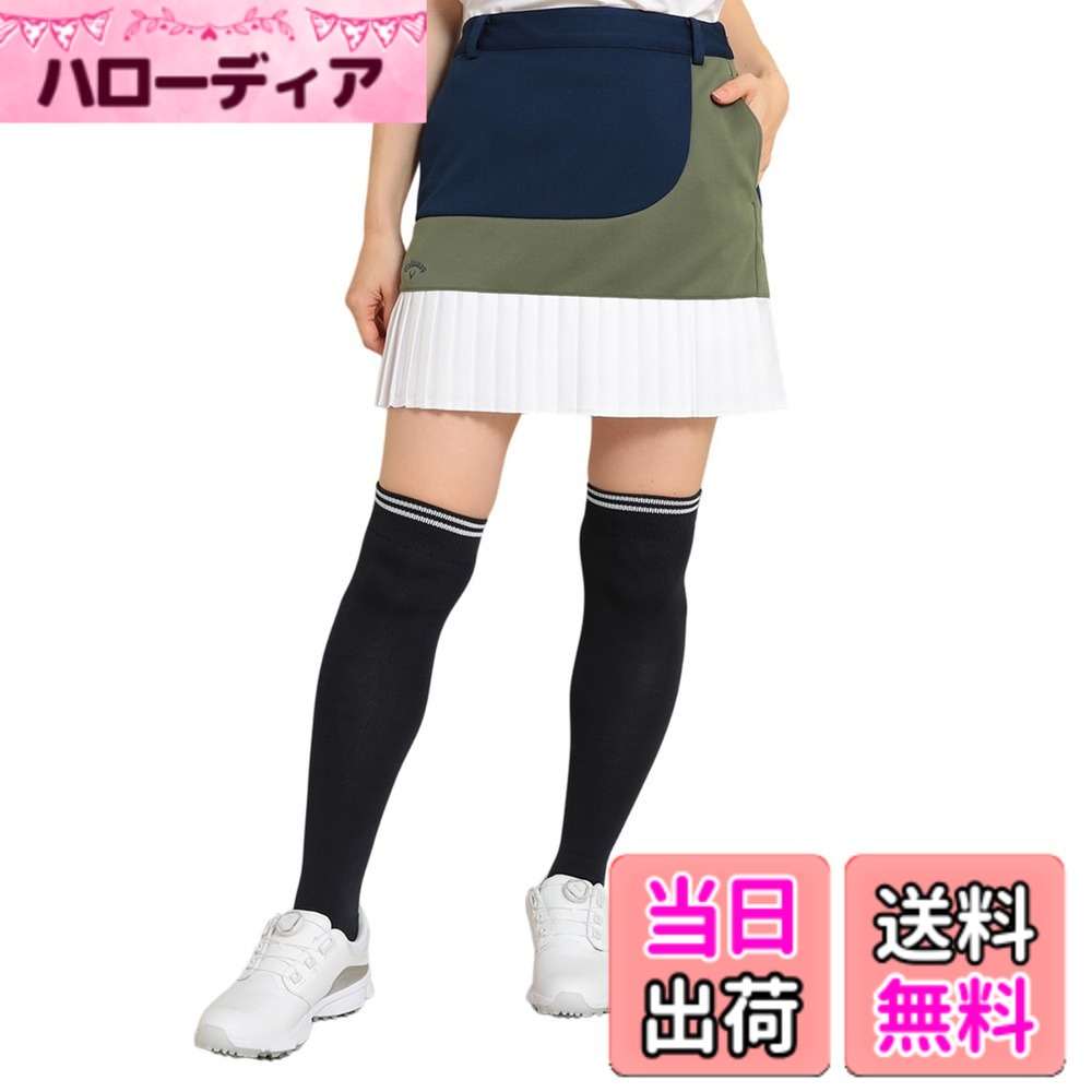【貨物輸送無料】[キャロウェイ] レディース スコート(セットアップ客体・ダンボール編み物) / ゴルフ / C24128202レディース 色：1120_米国海軍、大きさ：M