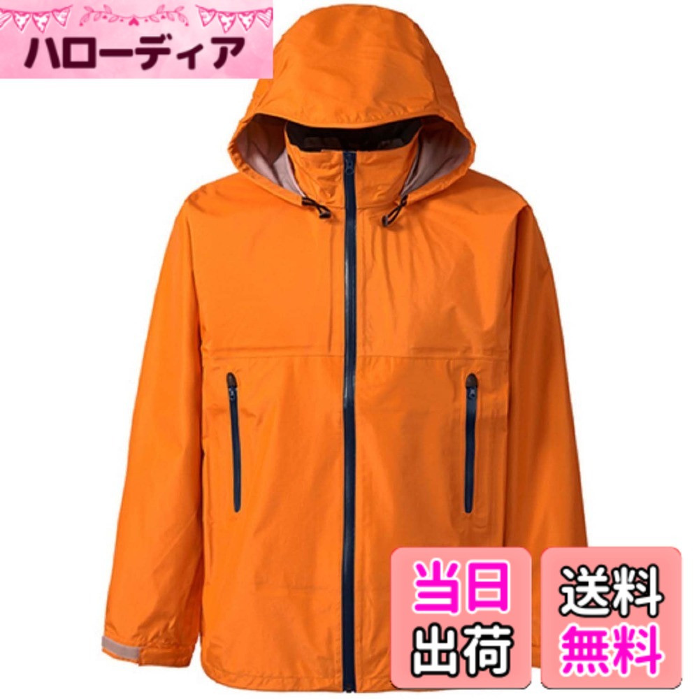 【貨物輸送無料】プロモンテ(PuroMonte) アウトドア 上衣 メンズ ゴアテックスVSレインジャケット SJ140M 色：オレンジ色、大きさ：XL