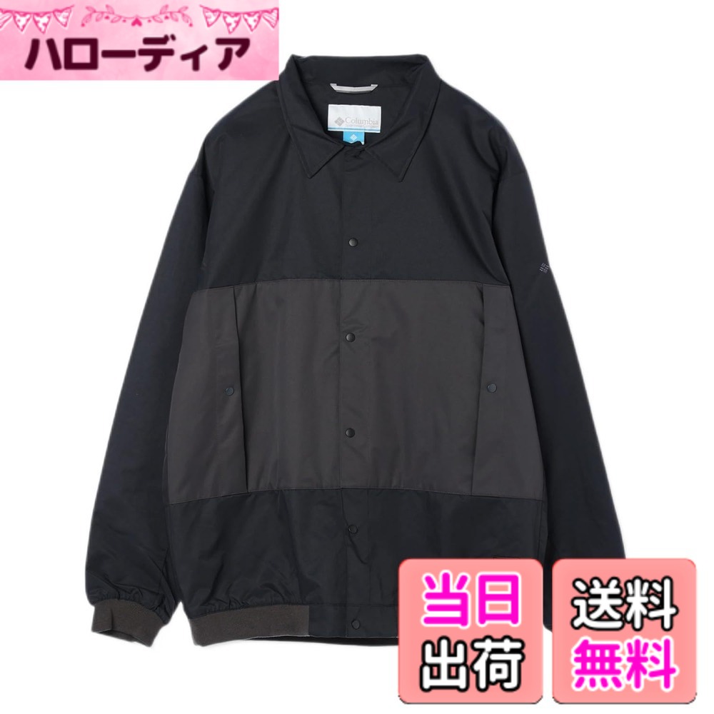 【貨物輸送無料】[コロンビア] アウトドア 上衣 メンズ キングストンループコーチジャケット Kingston Loop Coach Jacket PM0394 010 Ｂｌａｃｋ 色：Ｂｌａｃｋ、大きさ：M