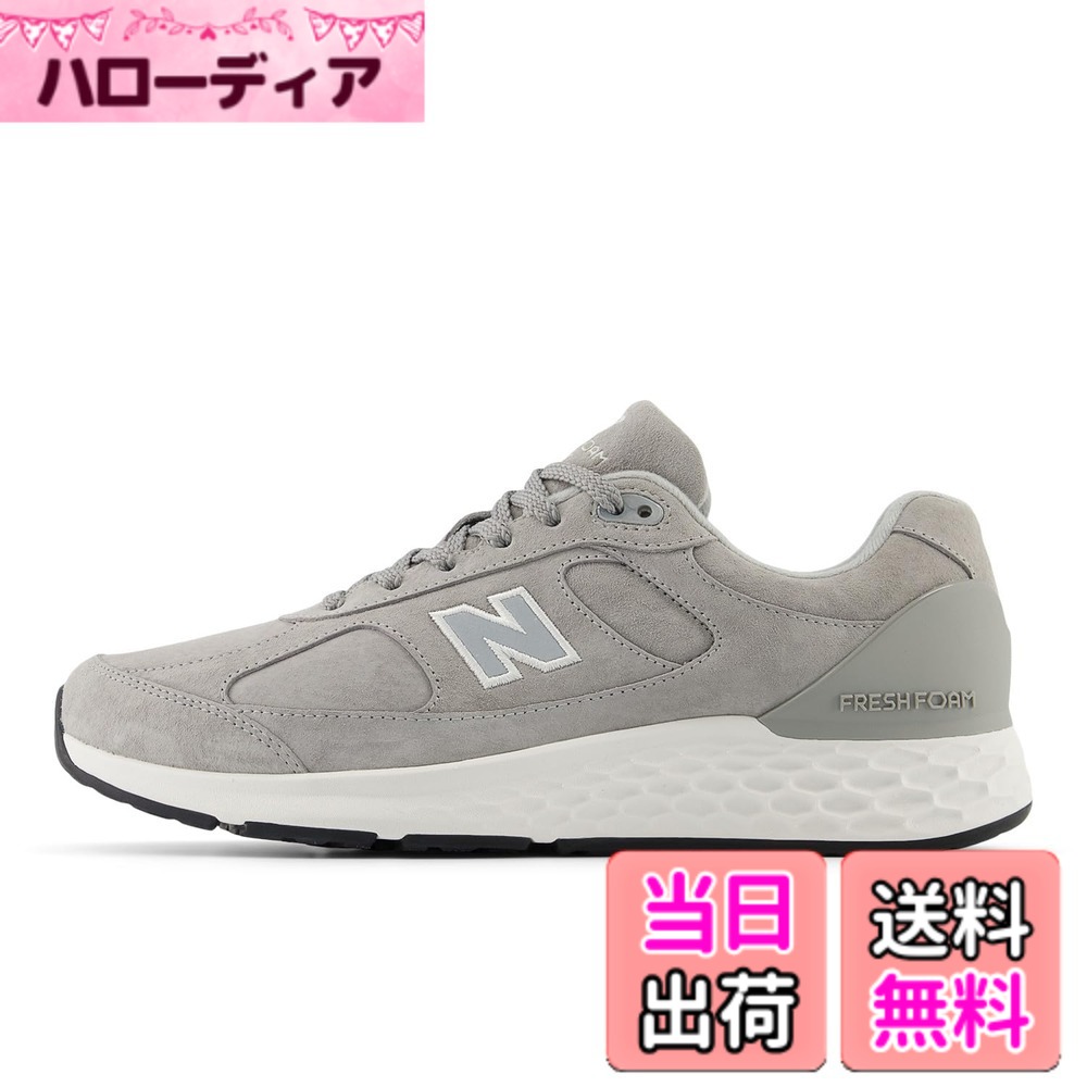 【送料無料】[ニューバランス] ウォーキングシューズ Fresh Foam 1880 v1 フレッシュフォーム クッション 天然皮革 メンズ 色：G1(GRAY)、サイズ：27.0 cm 2E｜ハローディア店