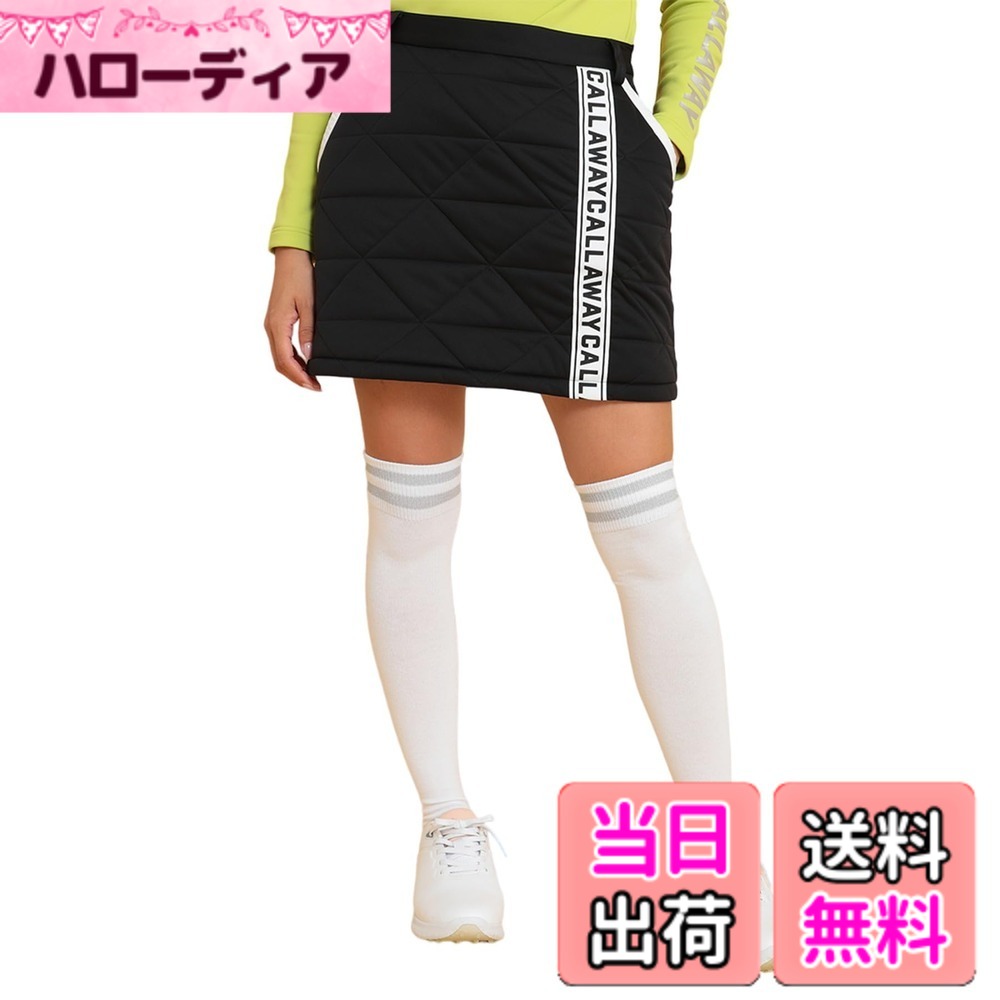 【貨物輸送無料】[キャロウェイ] レディース スコート(はやりっ子伸ばすこと:撥水溶性・透湿性・防風性) / ゴルフ / C24228209レディース 色：1010_黒いこと、大きさ：LL