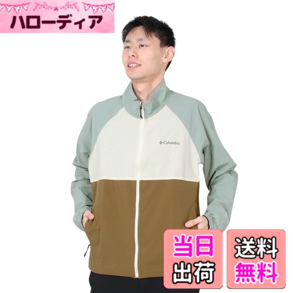 【貨物輸送無料】[コロンビア] 悦ばせる 山岳生命現象 ソフトシェルジャケット PM0198 メンズ 色：Niagra、大きさ：M