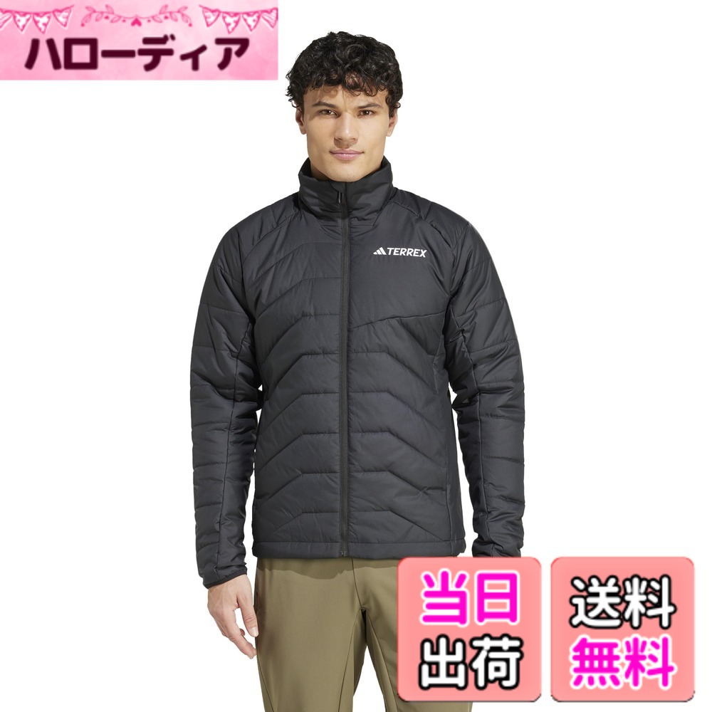 【貨物輸送無料】adidas(アディダス) 上衣テレタイプ マルチシンセティック インサレーテッドジャケット JMS25メンズ 色：黒いこと(IM7689)、大きさ：L