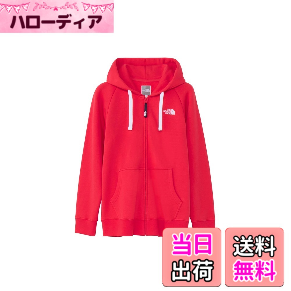 【送料無料】[ザ・ノース・フェイス] パーカー スウェット 大人 子供 キッズ リアビューフルジップパーカー 親子コーデ 色：ハイビスカス、サイズ：M｜ハローディア店