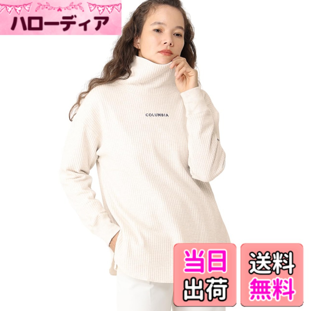 【貨物輸送無料】[コロンビア] ウィメンズ ホーリーリバーベンド オフタートルネック PL0290 レディース 色：Stone Heather、大きさ：S