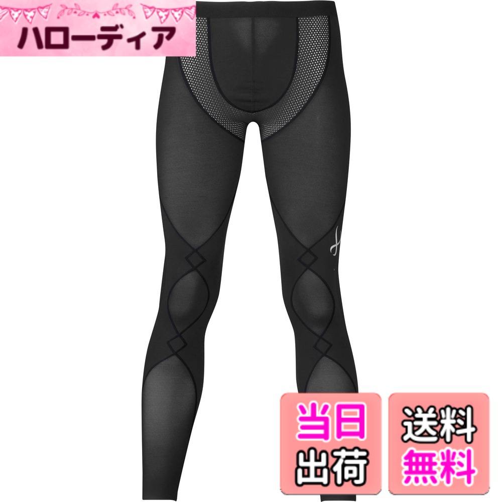 【貨物輸送無料】[シーダブリューエックス/ワコール] 運動競技タイツ 【MEN】 老練家ひな形 冷やりとした 股関節・ひざ受け支える 小股走り ウォーキング 運動すること時の腕力の気疲れ楽にする 当たること冷感じやすさ(本体) HXO769 メンズ 色：BL、大きさ：L